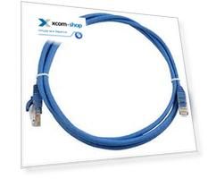 Кабель патч-корд U/UTP 5e кат. 3м. NikoMax NMC-PC4UD55B-030-BL 2хRJ45/8P8C, T568B, Molded, BC (чистая медь), PVC нг(А), синий