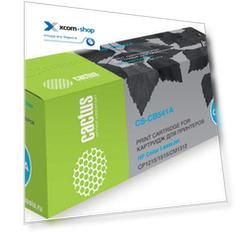 Картридж Cactus CS-CB541A для принтеров HP Color LaserJet CP1215/1515/CM1312, голубой, 1400 стр