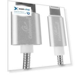 Кабель Cablexpert CC-G-APUSB02S-1.8M для Apple, AM/Lightning, серия Gold, длина 1.8м, серебро, блистер