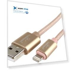 Кабель Cablexpert CC-U-APUSB01Gd-3M для Apple, AM/Lightning, серия Ultra, длина 3м, золотой, блистер