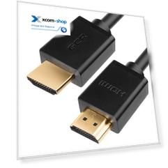 Кабель GCR GCR-HM401 GCR-HM411-2.0m HDMI 2.0, черный, HDR 4:2:2, Ultra HD, 4K 60 fps 60Hz/5K 30Hz, 3D, AUDIO, 18.0 Гбит/с, 28/28 AWG