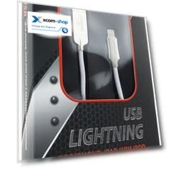 Кабель интерфейсный USB 2.0 Cablexpert CC-P-APUSB02W-1.8M MFI, AM/Lightning, серия Platinum, длина 1.8м, белый, блистер