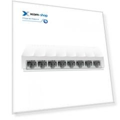 Коммутатор TP-LINK LS1008 8 портов RJ45 10/100 Мбит/с, пластиковый корпус, plug and play