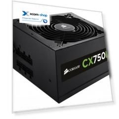Блок питания ATX Corsair CX750M CP-9020061-EU 750W Active PFC, 80Plus Bronze, модульный, RTL