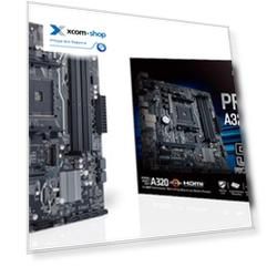 Материнская плата mATX ASUS PRIME A320M-A (AM4,AMD A320,4*DDR4(3200),6*SATA 6G RAID,M.2,3*PCI-E,7.1CH,GLan,6*USB 3.1,D-Sub/DVI/HDMI) RTL