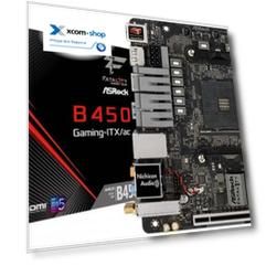 Материнская плата mini-ITX ASRock B450 GAMING-ITX/AC AM4,AMD B450,2*DDR4(3466),4*SATA 6G RAID,M.2,2*PCI-E,7.1CH,GLan,6*USB 3.1,DP/HDMI RTL