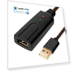 Кабель интерфейсный USB 2.0 удлинитель Greenconnect GCR-UECa1