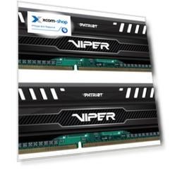 Модуль памяти DDR3 8GB (2*4GB) Patriot PV38G186C0K Viper 3 PC3-14900 1866MHz CL10 1.5V Радиатор BLACK RTL