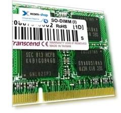 Модуль памяти SODIMM DDR3 8GB Transcend TS1GSK64W6H-I PC3-12800 1600MHz CL11 204-pin 1Rx8 1.35V