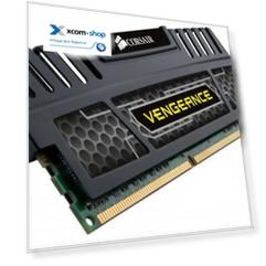 Модуль памяти DDR3 4GB Corsair CMZ4GX3M1A1600C9 Vengeance Black PC3-12800 1600MHz CL9 1.5V Радиатор RTL