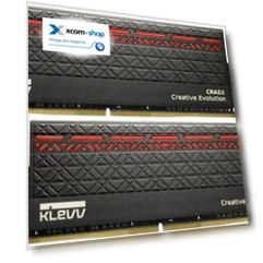 Модуль памяти DDR4 16GB (2*8GB) KLEVV KM4Z8GX2N-2666-0 PC4-21300 2666MHz CL15 CRAS II RED LED RTL