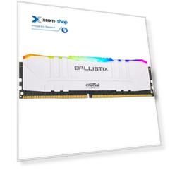 Модуль памяти DDR4 8GB Crucial BL8G32C16U4WL Ballistix RGB White PC4-25600 3200MHz CL16 радиатор 1.35V
