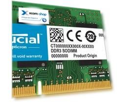 Модуль памяти SODIMM DDR3 8GB Crucial CT102464BF186D PC3-14900 1866MHz CL13 204pin 1.35V