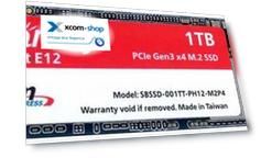 Накопитель SSD M.2 2280 SmartBuy SBSSD-001TT-PH12-M2P4 Impact E12 1TB PCIe3x4 NVMe TLC 3400/3100MB/s IOPS 680K MTBF 1.8M