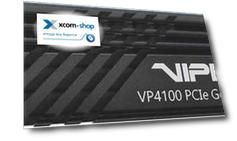 Накопитель SSD M.2 Patriot VP4100-500GM28H 500GB, PCI-E 4.0 x4, up to 5000/2500MBs, 3D TLC, Phison E16, TBW 850TB, DRAM 512Mb, 22х80mm, heatsink