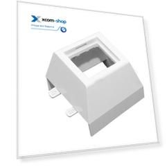 Суппорт SPL 100012S с рамкой 1 пост (45х45) на профиль для кабель-канала 100х50