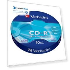 Диск CD-R Verbatim 43725 Verbatim 43725 (10) 700МБ, 80 мин., 52x, 10 шт., bulk