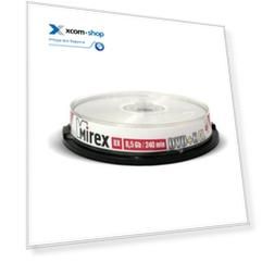 Диск DVD+R Mirex UL130069A8L Mirex 204268 8.5 Gb, 8x, Cake Box (10), Ink Printable, Dual Layer (10/300)