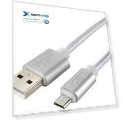 Кабель интерфейсный USB 2.0 Cablexpert CC-U-mUSB01S-3M AM/microB, серия Ultra, длина 3м, серебристый, блистер