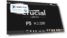 Накопитель SSD M.2 2280 Crucial CT2000P5SSD8 P5 2TB PCIe Gen 3.0 NVMe 3400/3000MB/s