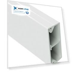 Кабель-канал DKC 00314 TMC 50/2x20 L2000 с крышкой, с перегородкой, белый. In-liner Classic