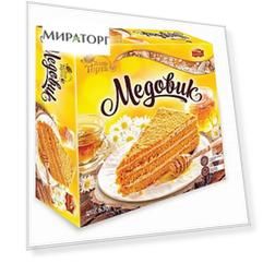 Торт Медовик 630г Черёмушки