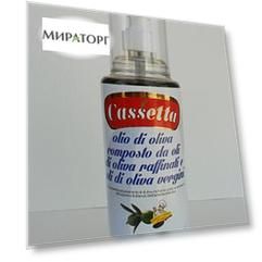Масло оливковое рафинированное с добавлением нерафинированного масла спрей Cassetta