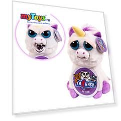 Мягкая игрушка ABtoys "Хищники" Единорог, 20 см