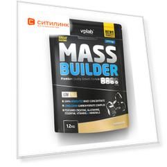 Гейнер VPLAB Mass Builder, порошок, 1.2кг, ваниль [vp55107]