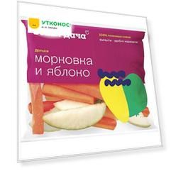 Микс Белая Дача из морковных палочек и яблочных долек 80 г