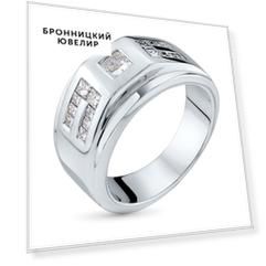 Кольцо мужское из золота