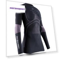 Термофутболка X-Bionic Energy Accumulator 4.0 Shirt Round Neck Lg Sl Wmn, charc/magn, XL