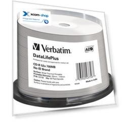 Диск CD-R Verbatim 43756 700Mb 52x Cake Box (50шт) Printable