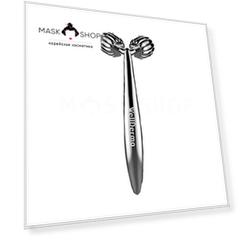 Роликовый массажёр для лица WellDerma Face Lifting Dark Silver Roller