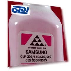 Тонер SAMSUNG CLP 300/315/320/325/360/415/500/510/600/610/660/CLX3300/3305 Magenta (фл. 45г) AQC-США фас.Россия