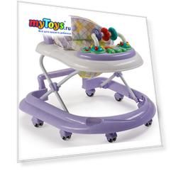 Ходунки Happy Baby Smiley V2, лиловые