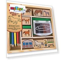 Набор печатей Melissa & Doug "Лошади"