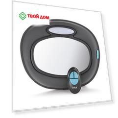 Зеркало музыкальное контроля за ребёнком в автомобиле Brica Munchkin  Night Ligh Baby In-Sight Mirror