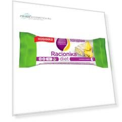 Racionika Диет батончик ананасовый в белой глазури 60 г (Racionika, Racionika Diet)