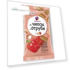 Racionika Отруби хрустящие болгарский перец и чеснок 90 г (Racionika, не Чипсы, а Отруби)