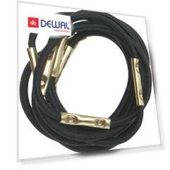 Резинки для волос черные DEWAL