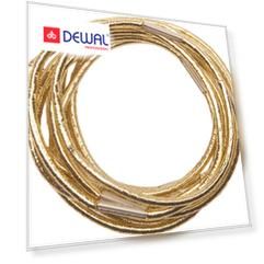 Резинки для волос золотистые DEWAL