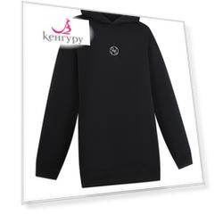 Черная толстовка-худи oversize Dan Maralex