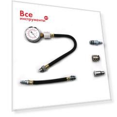 Бензиновый компрессометр car-tool гибкий шланг, 3 адаптера ct-n0104