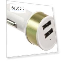 Автомобильное зарядное устройство, 2 Usb, 2 А