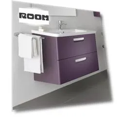 Тумба с раковиной Roca Gap 80 фиолетовая