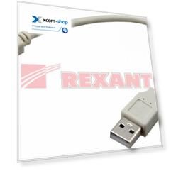 Кабель Rexant 18-1162 micro USB (male) - USB-A (male) 0.2M