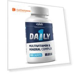 Витаминно-минеральный комплекс VPLAB Daily 1, капсулы, 100шт [vpt01075-01]
