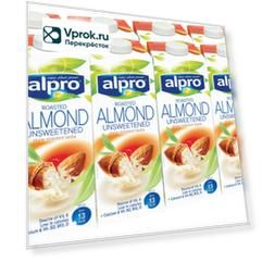 Напиток миндальный Alpro 1л (упаковка 8 шт.)