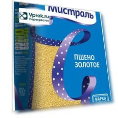 Пшено Мистраль Золотое 900г (упаковка 6 шт.)